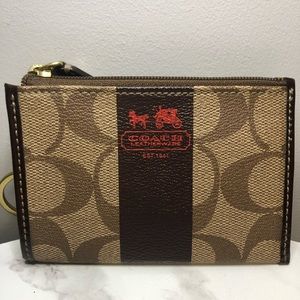 Coach coin and card wallet
